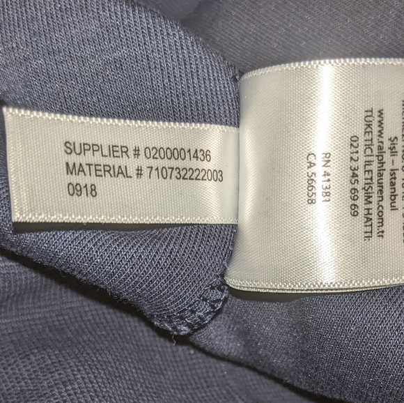 Polo by Ralph Lauren - Street Style Hooded Sweatshirt | Size XL | Navy Blue - Picture 2 of 6